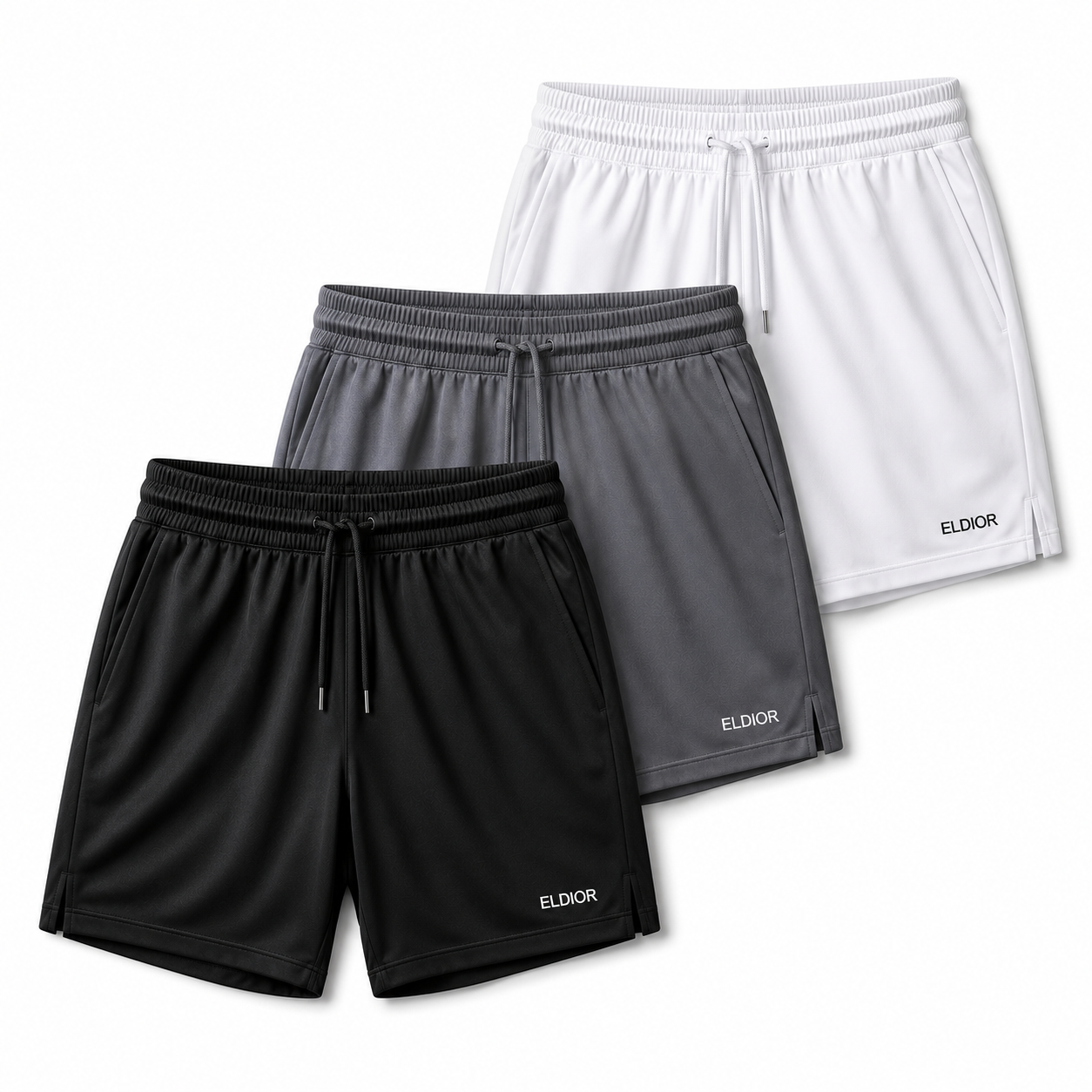 Kit com 3 Shorts Dry Fit ELDIOR